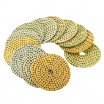 4-Zoll-Wet-Diamant-Polierauflagen 50-3000 Grit für Granit Marmor Beton