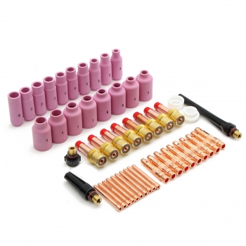 51pcs TIG KIT & WIG Schweißbrenner Zubehör Verbrauchsmaterial FIT Für 17 WP 18 26