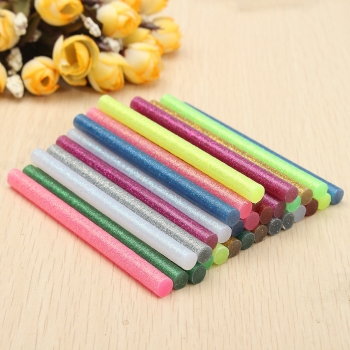 30Pcs Multicolor Glitter heiße Schmelzkleber Sticks für Craft Handwerkskunst