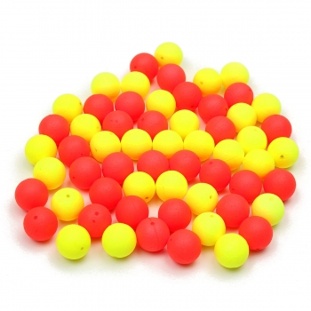 ZANLURE 30Pcs 12mm runde Tackles Aroma-Zufuhr-Korne schwimmende Fischen-Köder-Karpfen-Köder