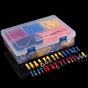 Excellway® EC03 780Pcs Elektrische Anschlüsse Drahtverbinder mit Box & Crimpzange