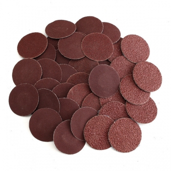 40pcs 2 Zoll Rollen Verschluss Schleifscheibe 40/80/120/240 Grit Schleifwerkzeug mit Dorn