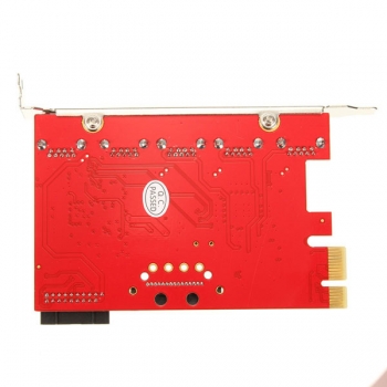 5 Port PCI-E PCI Express auf USB 3.0 HUB Erweiterungskarte SATA Adapter für WIN 10