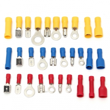 Excellway® EC10 720Pcs Isolierte elektrische Anschlussklemmen Crimp-Steckverbinder-Kit