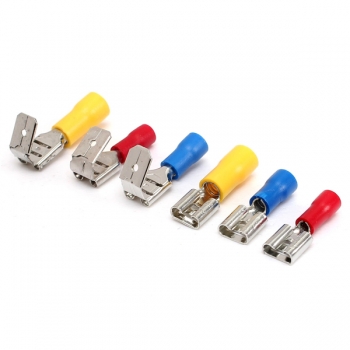 Excellway® EC10 720Pcs Isolierte elektrische Anschlussklemmen Crimp-Steckverbinder-Kit
