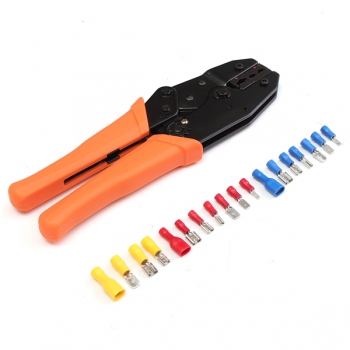 900Pcs Elektrische Wire Steckverbinder Klemmen mit Crimpzange Assorted Set