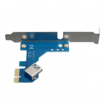 Dual-PCI-Riser erweitern Adapterkarte mit 82cm USB3.0-Kabel X1 PCI-E Express