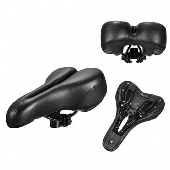 Road Saddle MTB Sport Hohlsattel Sitz schwarz weich Komfortabel Pro Fahrrad Fahrrad