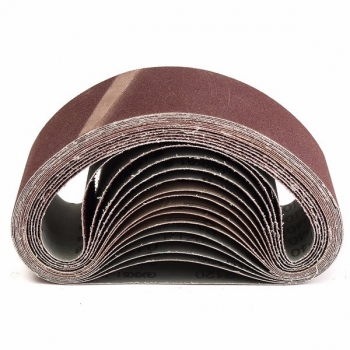 15pcs 75x535mm Schleifbänder Aluminiumoxid 40/80/120 Schleifmaschinen Schleifband Schleifbänder