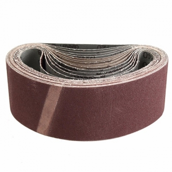 15pcs 75x535mm Schleifbänder Aluminiumoxid 40/80/120 Schleifmaschinen Schleifband Schleifbänder