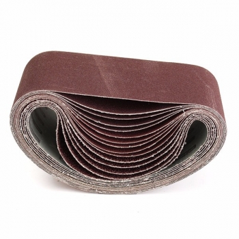 15pcs 75x535mm Schleifbänder Aluminiumoxid 40/80/120 Schleifmaschinen Schleifband Schleifbänder