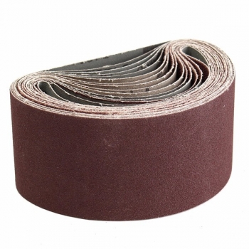 15pcs 3 * 18 Zoll 40/80/120 Grits Schleifbänder 75x460mm Schleifbänder