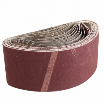 15pcs 4 * 24 Zoll Schleifbänder Aluminiumoxid 40/80/120 Schleifmaschine Schleifmittel Schleifbänder