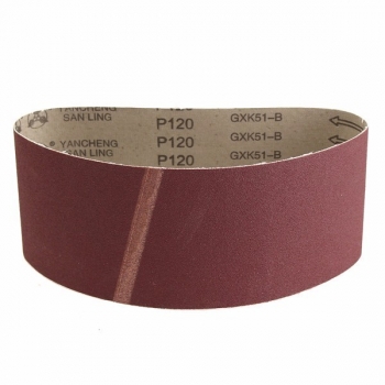 15pcs 4 * 24 Zoll Schleifbänder Aluminiumoxid 40/80/120 Schleifmaschine Schleifmittel Schleifbänder