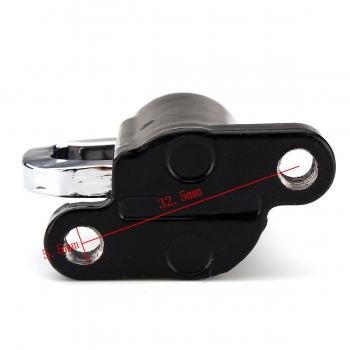 Motorrad-Sturzhelm-Verschluss-Motor-Fahrrad-Aufhänger-Haken mit 2 schwarzen Tasten