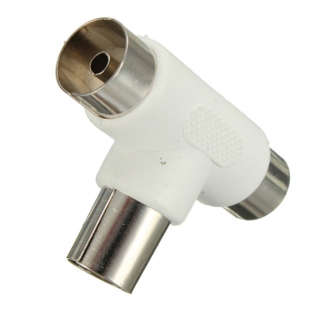 Koaxial Koax Antenne Y Splitter Adapter Antenne zu CATV TV Converter Socket Stecker