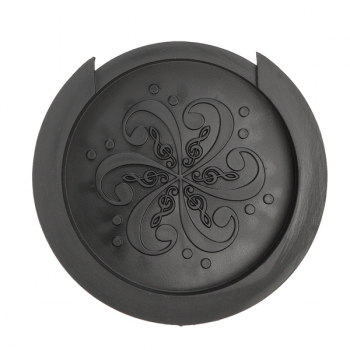 Schwarz Gummi Sound Loch Deckel Puffer Schutz für 40 41 Zoll Akustikgitarre