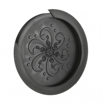 Schwarz Gummi Sound Loch Deckel Puffer Schutz für 40 41 Zoll Akustikgitarre