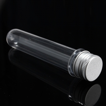 45ml Kunststoff Labor Rundboden Reagenzglas mit Metall Schraubverschluss