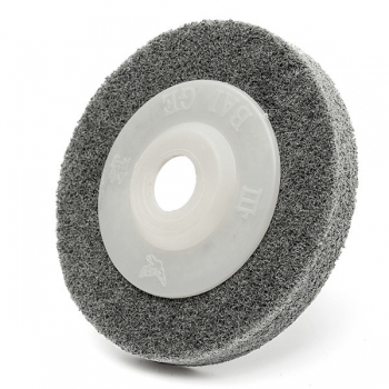 5pcs 4 Zoll Faser Polier Schleifen Scheiben stellte 100mm Metallholz Polieren Rad Auflagen ein