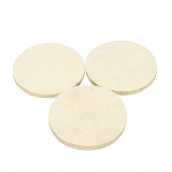 3pcs 75mm Polierauflagen Set 3 Zoll Wolle Filz Polieren Pufferpads