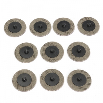 10pcs 2 Zoll 50mm 36 Korn Rollen Verschluss schleifende Disketten