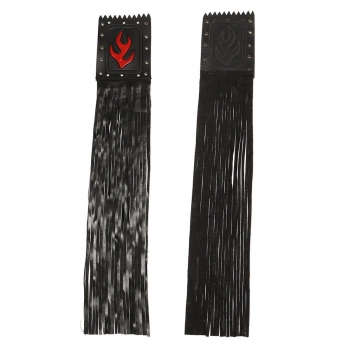 Motorradtrodelfransengriffe Hebelabdeckung Leder Für Harley Chopper Kreuzer