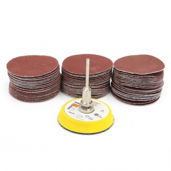 60pcs 50mm 100-2000er Körnung Schleifen Scheiben Polieren Pad Schleifpapier mit Schleifpad