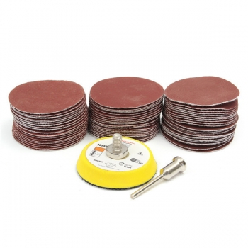 60pcs 50mm 100-2000er Körnung Schleifen Scheiben Polieren Pad Schleifpapier mit Schleifpad