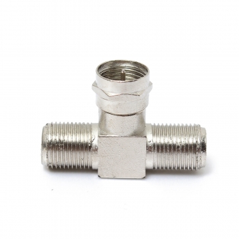 2 Wege F-Typ Splitter Kombinierer TV Virgin Kabel Sky Satellite Freeview Silber