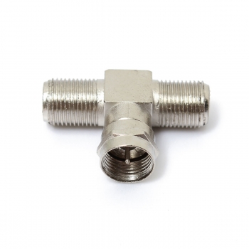 2 Wege F-Typ Splitter Kombinierer TV Virgin Kabel Sky Satellite Freeview Silber