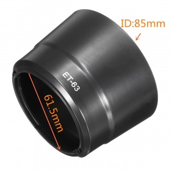 58mm ET-63 Kameraobjektiv-Haube-Wiedereinbau Für Canon EF-S 55-250mm f / 4-5.6 IS STM