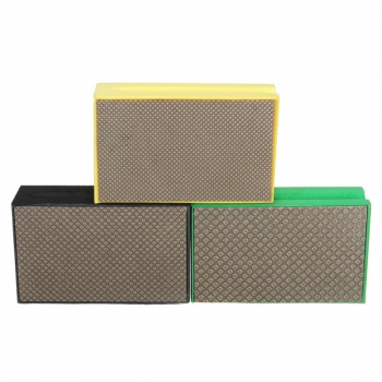 60/120/240 Korn-Diamant-Handauflagen Hand-Schleifstein für Stein-Glas-Polieren