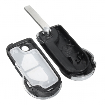 2 Knöpfe Plating Remote Key Fob Fall Shell mit Uncut Blade Flip für Citroen DS3