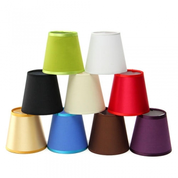 Stoff Kronleuchter hängen Lampshade Holder Clip auf Sconce Schlafzimmer neben Bett-Lampen-Licht