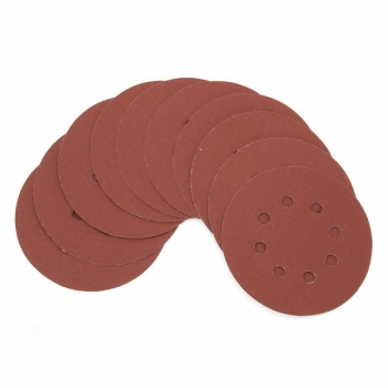 10pcs 5 Zoll 8 Löcher abschleifende Sandpapers 1500 Korn wasserdichte Haken und Schleifen schleifende Disketten