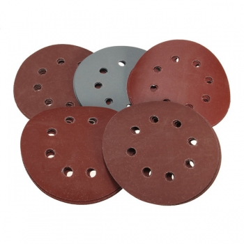 25pcs 5 Zoll 800-3000 Korn-Sand-Papiere 8 Loch-abschleifende Sand-Scheiben, die Polierauflagen schleifen