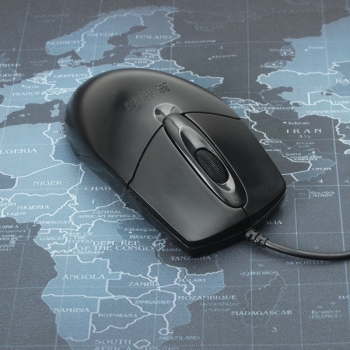 900x400x3mm Übergroße dickere rutschfeste Unterseite Weltkarten-Mausunterlage Matte für Laptop-Computer