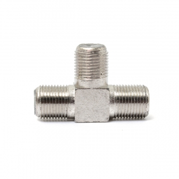 Thread F Sockel T Splitter Adapter Kabelfernsehen Antenne Freeview Virgin Media Silver