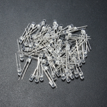 750Pcs 3mm Dioden LED hellgelb rotes blaues grünes weißes Sortiment DIY Installationssatz