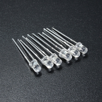 750Pcs 3mm Dioden LED hellgelb rotes blaues grünes weißes Sortiment DIY Installationssatz