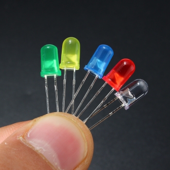 80Pcs 5mm Dioden Gelb Rot Blau GreenLED Licht DIY Sortiment Kit