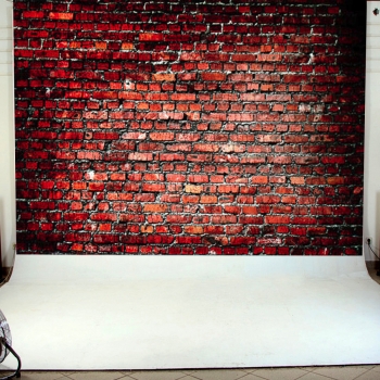 7x5FT Vinyl Red Brick Wall Fotografie Hintergrund Backdrop Für Studio Requisiten