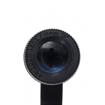 Silber Telefon Universal Teleskop 8x Optisches Zoomobjektiv HD mit Clip