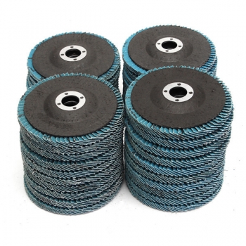 10pcs 4 Zoll 40/60/80/120 Korn Klappe Scheibe Schleifen Schleifen Räder