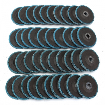 10pcs 4 Zoll 40/60/80/120 Korn Klappe Scheibe Schleifen Schleifen Räder