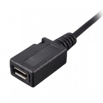 Mikro-USB-Mann zum USB-weiblichen Gastgeber OTG Kabel + Mikro-USB-weibliches Kabel Y-Teiler