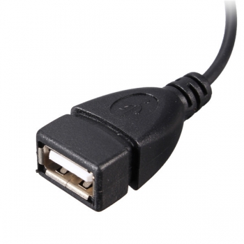 Mikro-USB-Mann zum USB-weiblichen Gastgeber OTG Kabel + Mikro-USB-weibliches Kabel Y-Teiler
