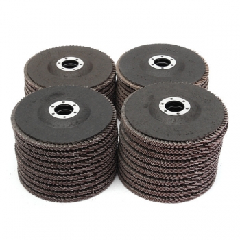 10pcs 5 Zoll 125mm 40/60/80/120 Korn Aluminiumoxid Klappe Scheibe Schleifen Schleifscheiben