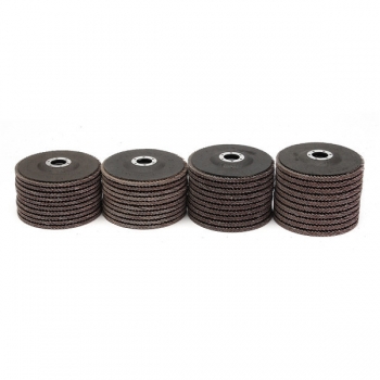 10pcs 5 Zoll 125mm 40/60/80/120 Korn Aluminiumoxid Klappe Scheibe Schleifen Schleifscheiben